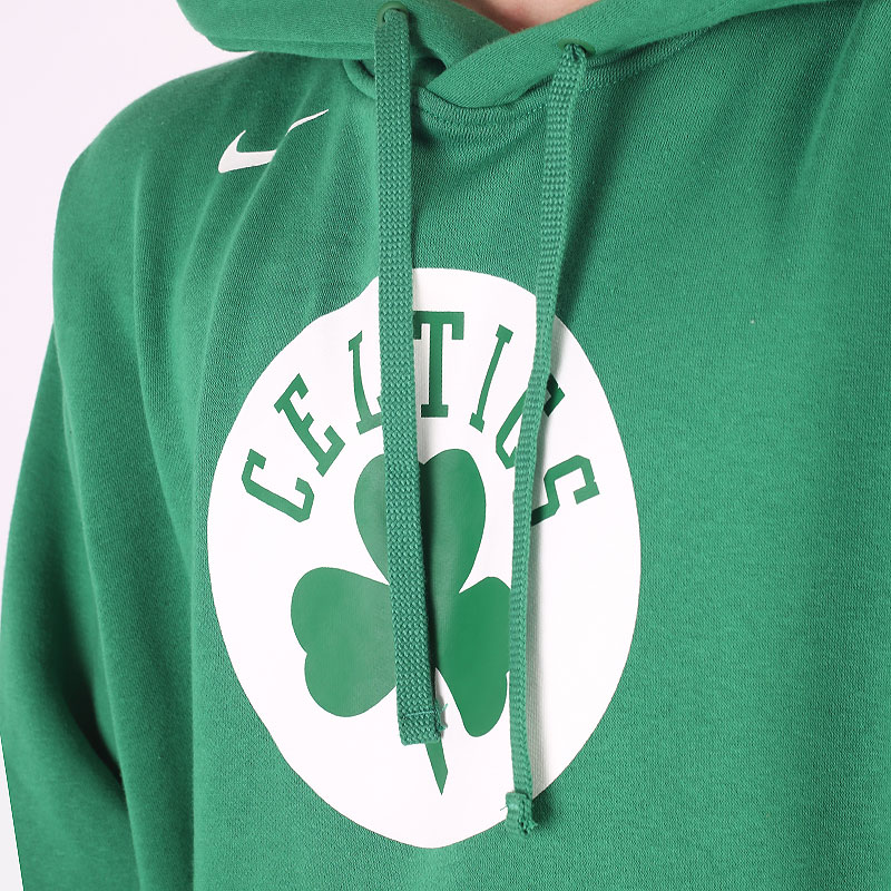 мужская зеленая толстовка Nike Boston Celtics NBA Fleece Pullover Hoodie DN8623-312 - цена, описание, фото 2